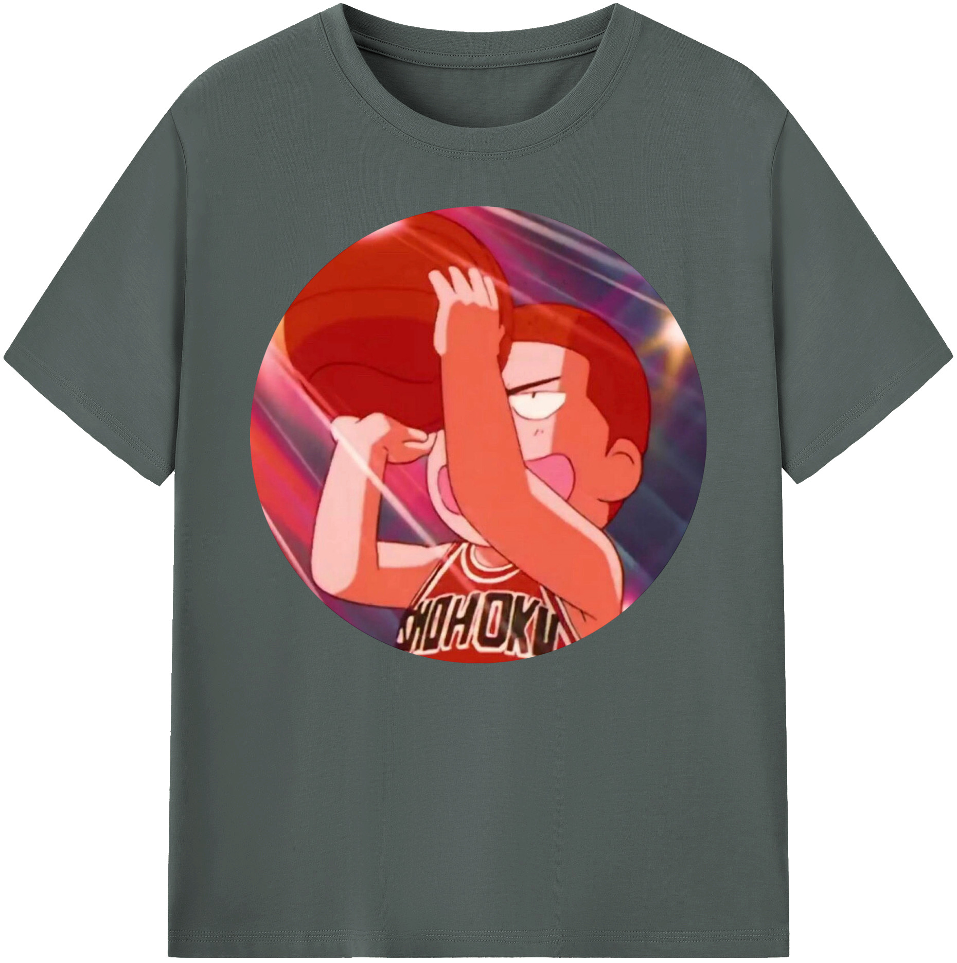 （画像用） SLAM DUNK／スラムダンク 綿100％ メンズ半袖Tシャツ｜肌触りやわらか＆通気性